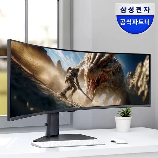 삼성 오디세이 G9 S49CG954E 128cm 게이밍 모니터 32:9 울트라와이드