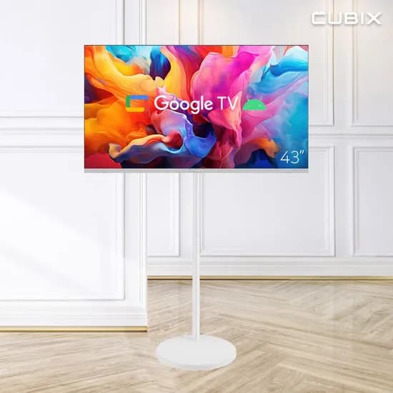 무빙큐빅스 화이트에디션 구글 스마트 43인치(109cm) FHD TV 삼탠바이미