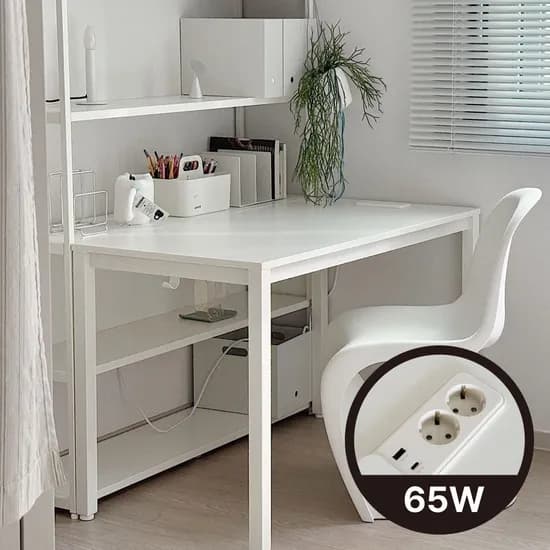 업그레이드! 초고속 65W USB C타입 콰트로 노트북 데스크 1000~1600size