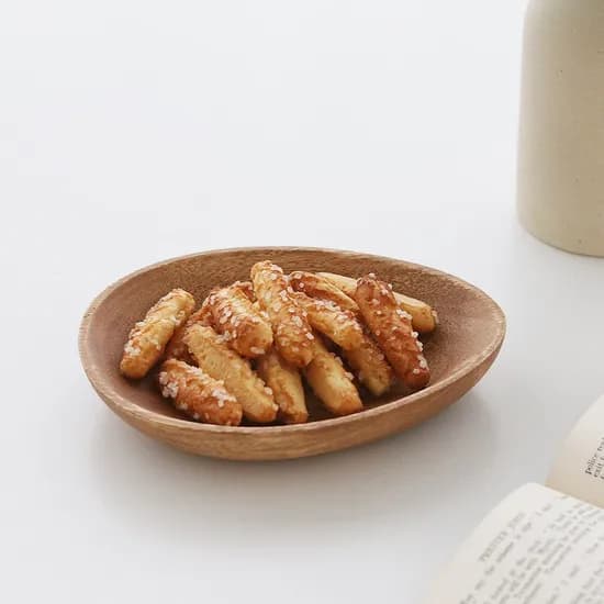 아카시아 조약돌 접시 소 4,200원