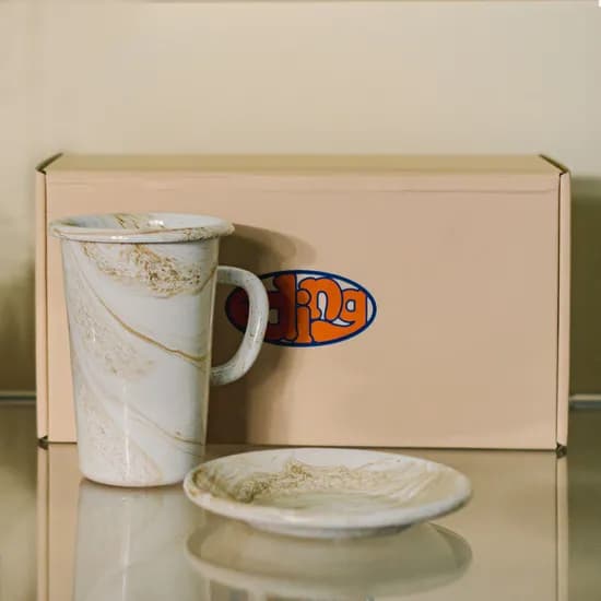 마블웨이 미니 플레이트12 1P + 핸들 롱텀블러 1P Gift box
