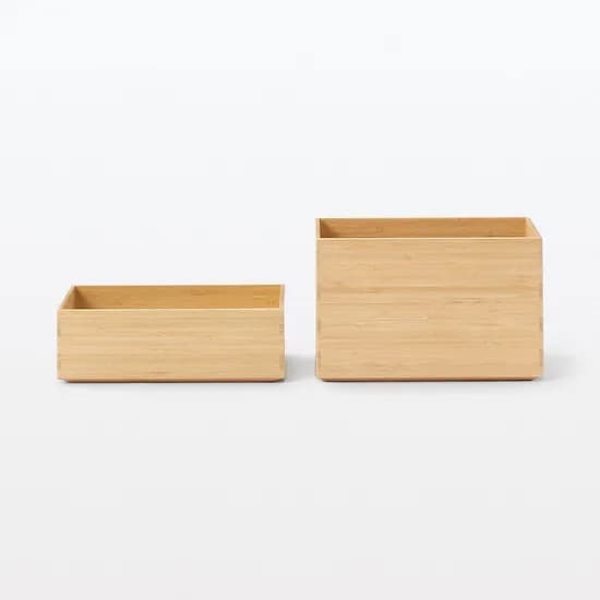 적층식 대나무 직사각형 박스 하프 2 sizes 16,900원