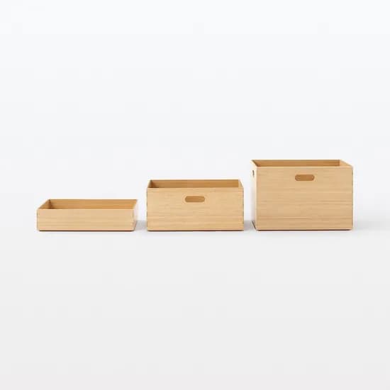 적층식 대나무 직사각형 박스 (3 sizes)