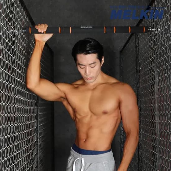 멜킨 세이프디럭스 철봉 장축 가정용 문틀 풀업바 턱걸이