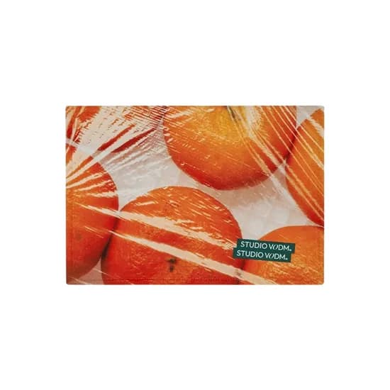 Orange wrap 미니 러그 발매트