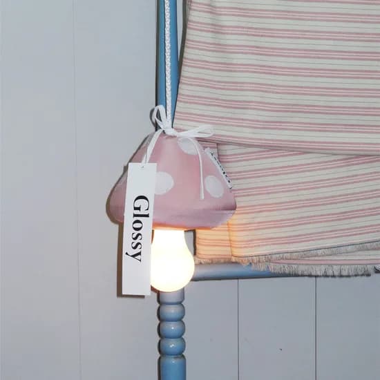 Mushroom lamp 머쉬룸 무드등 조명 핑크
