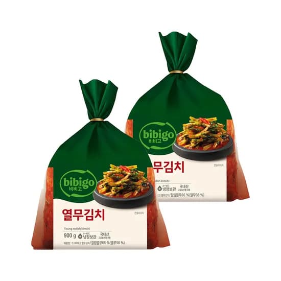 비비고 열무김치 900g 2개