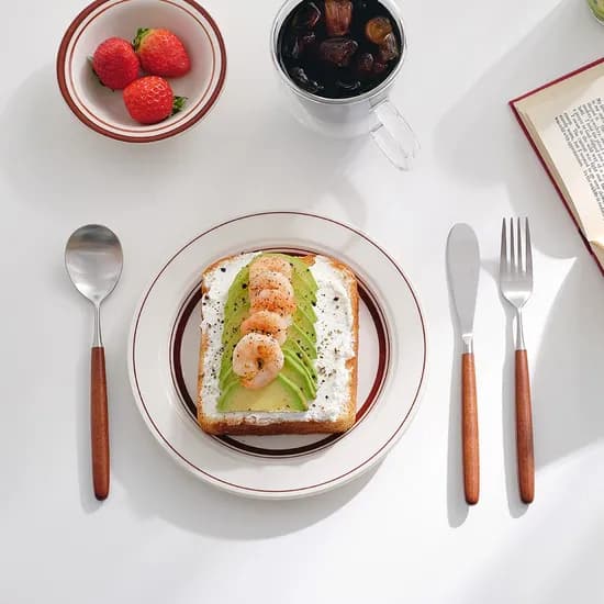 쥬벨 옻칠 하드 메이플 디저트포크