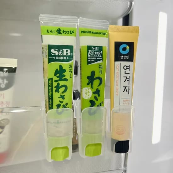 튜브홀더(3p) 냉장고 정리 소스 와사비 겨자 홀더