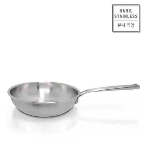 한일스텐레스 통5중 IH 뉴 아델리오 스텐 궁중팬 웍 26cm