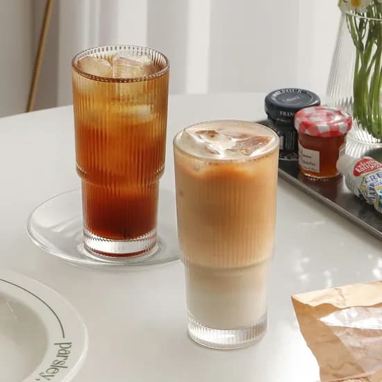 럼플 스택 글라스 300ml 유리컵 물컵 맥주잔