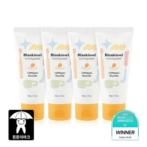 치약 1000ppm 고불소 애플망고향 1단계 2+2 60g