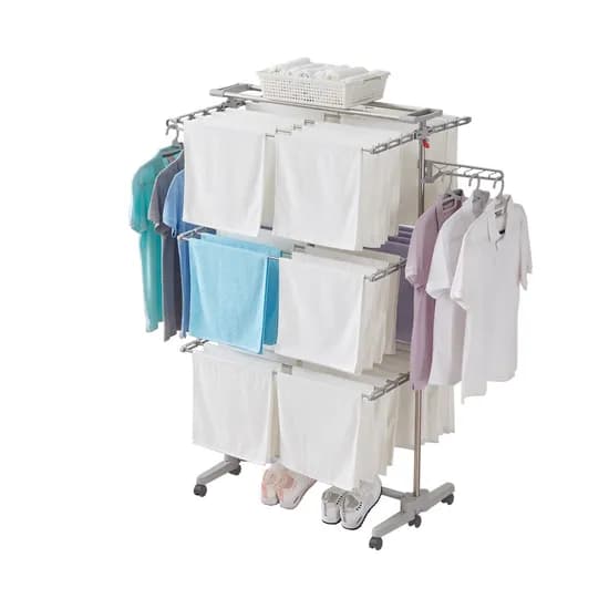 튼튼한 대용량 선반형 빨래건조대