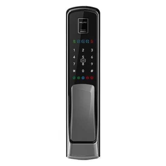푸시풀 지문인식도어락 디지털 현관문 도어락 ME-P70F