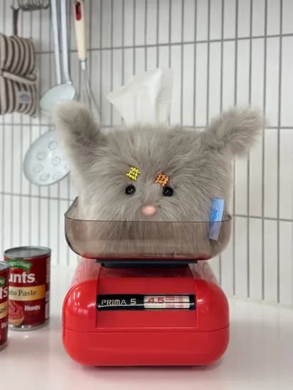 Shy PeePee Tissue Case Gray