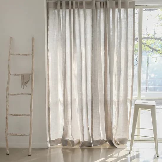 레트로 내추럴 린넨 빈티지 커튼 10size 9색