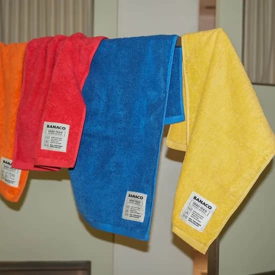 ROUCO 컬러 타월 수건 1pcs (5colors) 코마사 40수 215g  호텔수건