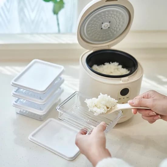 국산! 밥팩 3P+트레이세트 (전자레인지 냉동밥 보관용기)