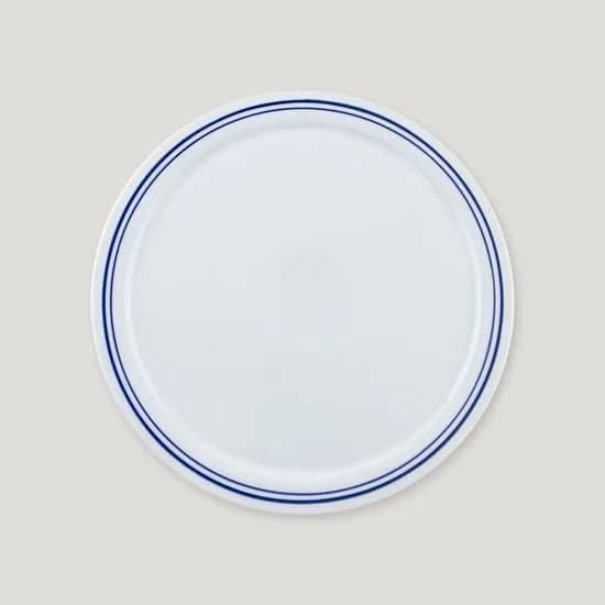 머루 원형 접시 - 대 1P 28cm (핸드페인팅 국내생산 환원백자)