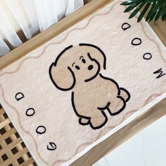 멍뭉이 욕실 화장실 미끄럼방지 발매트 현관 러그