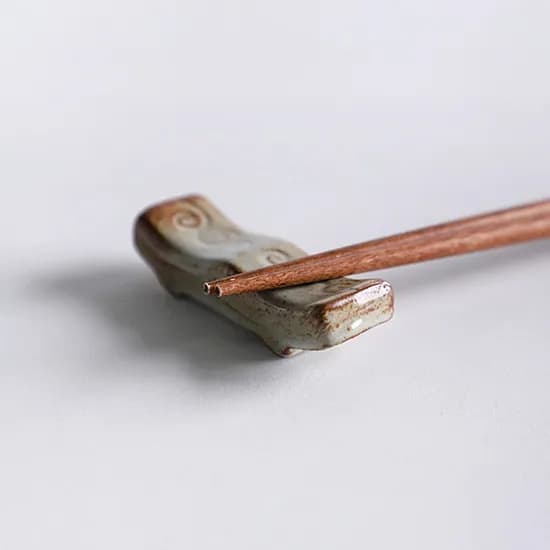 마루 분청 국산 도자기 수저받침 1p