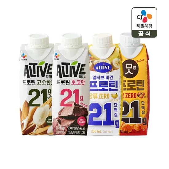 비건프로틴 당류 ZERO 얼티브 18개 골라담기