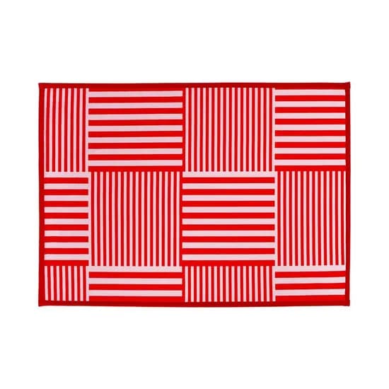 MODERN LINE DOOR MAT RED