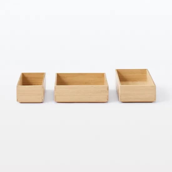적층식 대나무 정리박스 3 sizes 9,900원