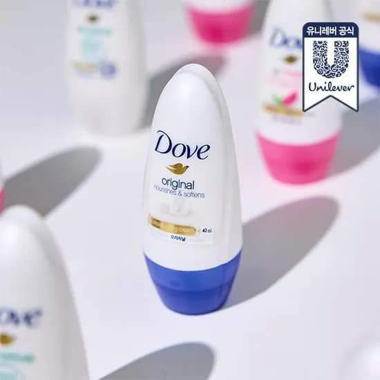 도브 데오드란트 롤온 40ml 3개 (오리지널/센서티브/석류&레몬버베나)
