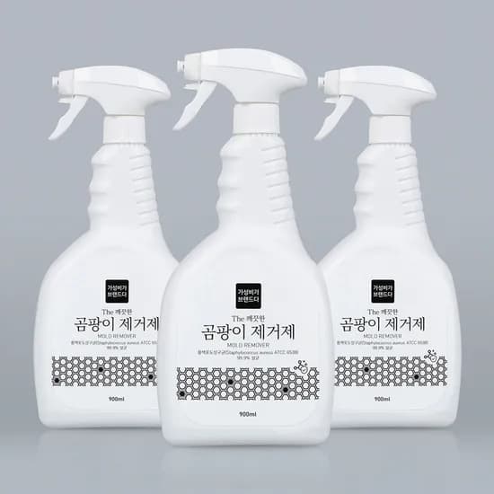 The 깨끗한 곰팡이제거제 대용량 900ML x 3개