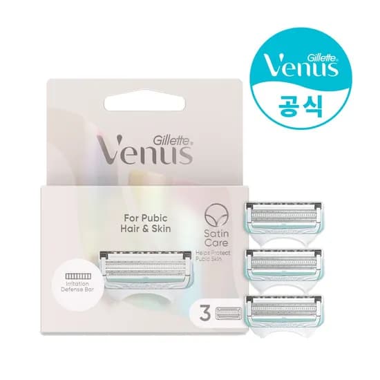 비너스 Y존 제모기 면도날 3개입