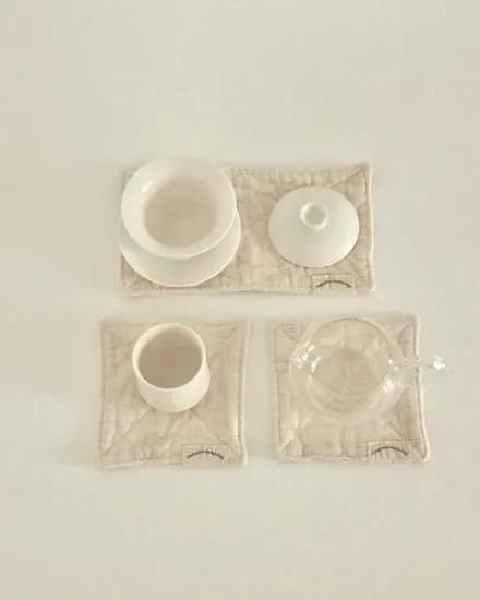 소창 티코스터 Small Large