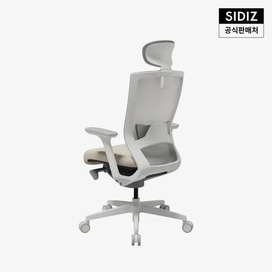 T50 컴퓨터 책상 의자 화이트 (HLDA)