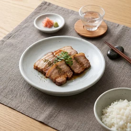 핸드메이드 분청 고백자 도자기 그릇 고백자 원형 평접시 (중) 18cm