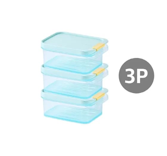 프리저 핏 냉동실 정리용기 450ml 3P구성