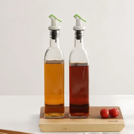 보르미올리 원터치 글라스 오일 양념병 2P 500ml 유리용기 보관용기