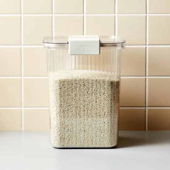 깔끔하게 보관하는 클리어 쌀통 10kg