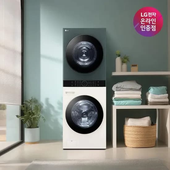 트롬 오브제컬렉션 워시타워 W2421EGAMR 세탁24건조21 트루스팀