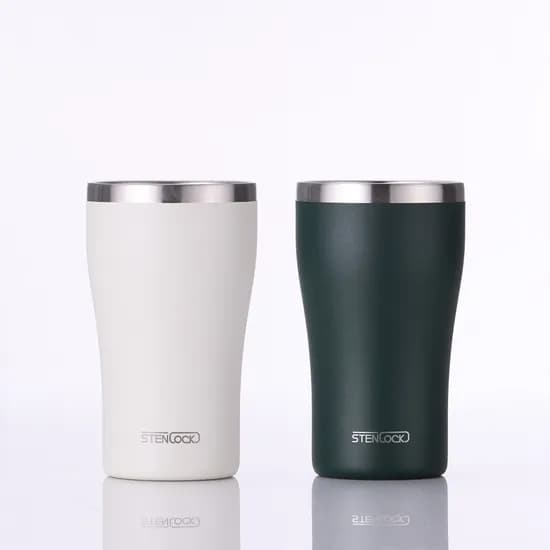 스텐블러 데일리 텀블러 450ml 화이트 브리티쉬그린