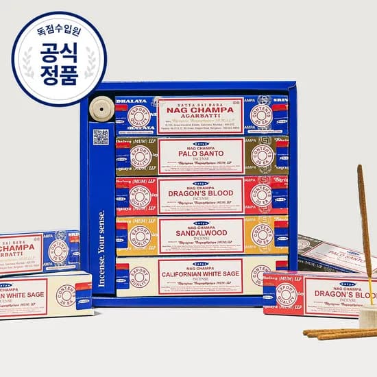 사티아 나그참파 미니 인센스 스틱 SET 100개입