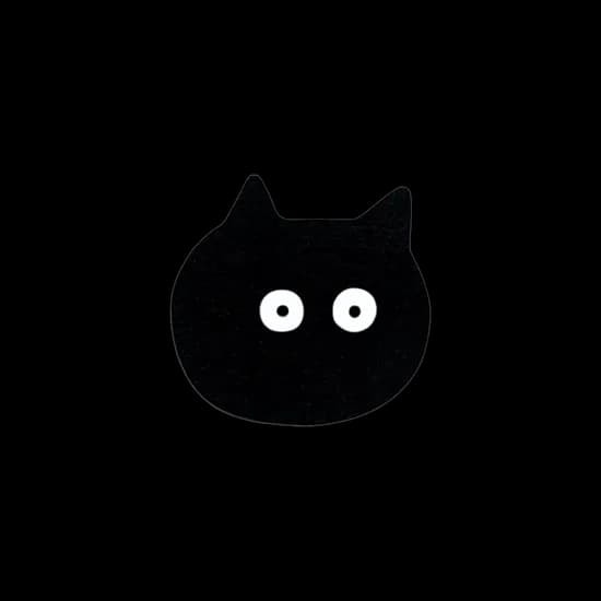 BLACK CAT MAGNET 블랙캣 우드마그넷