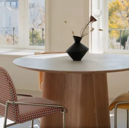 VELLE ROUND TABLE - CERAMIC 테이블 식탁