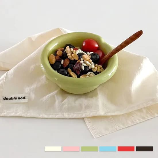 더블노드 라운드 볼 Round Bowl 6 colors 시리얼 샐러드볼 홈카페