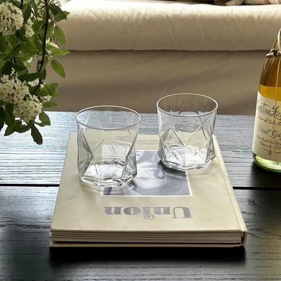 루스커스 글라스S 2p선물세트 맥주 유리컵 언더락 위스키잔