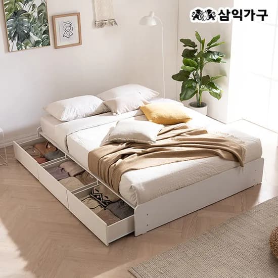 피터 무헤드 빅서랍 3단 수납침대(매트포함) SS/Q 259,000원
