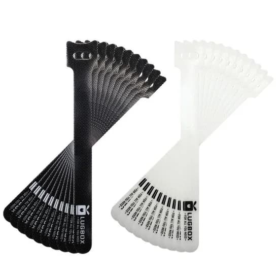 벨크로타이 선정리 찍찍이 멀티탭 전선정리 화이트 블랙 10개입