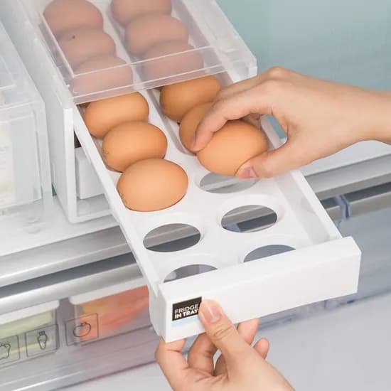 냉장고 정리 계란정리함 32칸 2colors 에그트레이 보관함