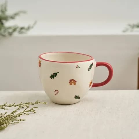 산타의 겨울선물 주물주물 머그 285ml