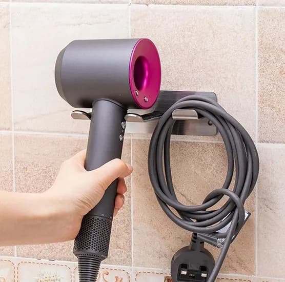 스텐 헤어 드라이어 거치대 일자형