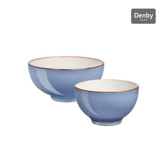 헤리티지 밥/국 공기 2P세트 (2colors) 라일락,파운틴